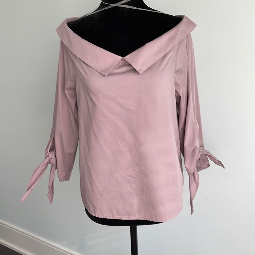 LEITH off the shoulder cotton top. Size XS